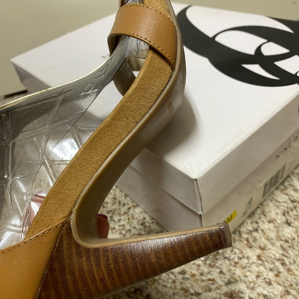 Nine West strappy sandal heels